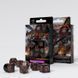 Набір кубиків Dragons Modern Dice Set Black & copper (7 шт.) - 1