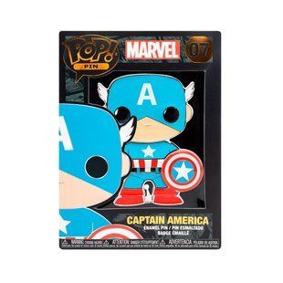 Пін Funko Pop серії &laquo;Marvel&raquo; &ndash; Капітан Америка