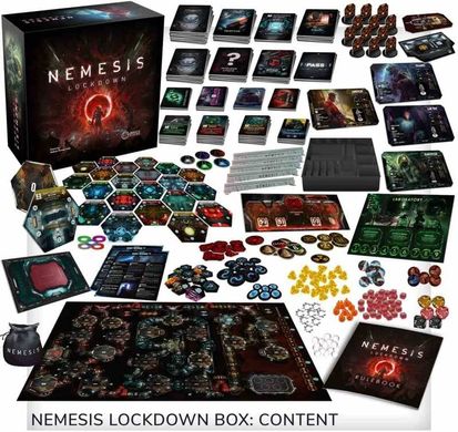 Настільна гра Nemesis: Lockdown (Немезіда: Локдаун)