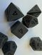 Набір кубиків (7 шт.) матово-чорний (Matte Black Dice Set) - 1