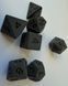 Набір кубиків (7 шт.) матово-чорний (Matte Black Dice Set) - 3