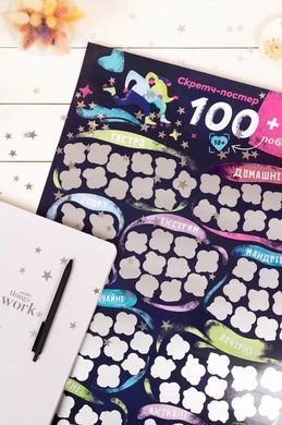 Скретч-Постер &laquo;100+1 свидание&raquo;