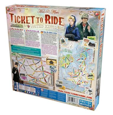 Настільна гра Ticket to Ride: United Kingdom & Pennsylvania