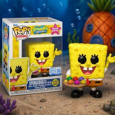 Ігрова фігурка Funko POP! - Губка Боб з крабсбургерами (GW)