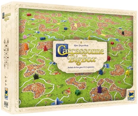 Настільна гра Каркасон Велика Коробка (Carcassonne Big Box)