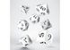 Набор кубиков Classic RPG White & Black Dice Set (7 шт.) - 2