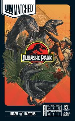 Настольная игра Unmatched Jurassic Park – InGen vs Raptors