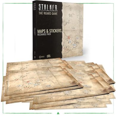 Настільна гра S.T.A.L.K.E.R. Maps & Stickers Recharge Pack (Сталкер, Stalker)