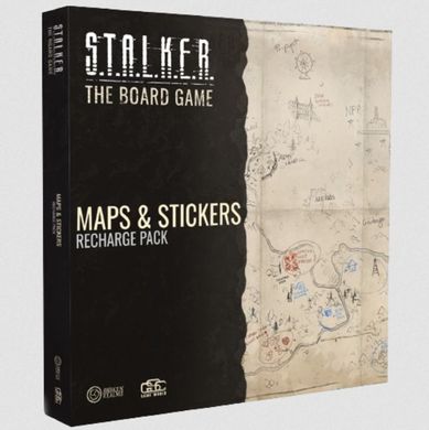 Настольная игра S.T.A.L.K.E.R. Maps & Stickers Recharge Pack (Сталкер, Stalker)