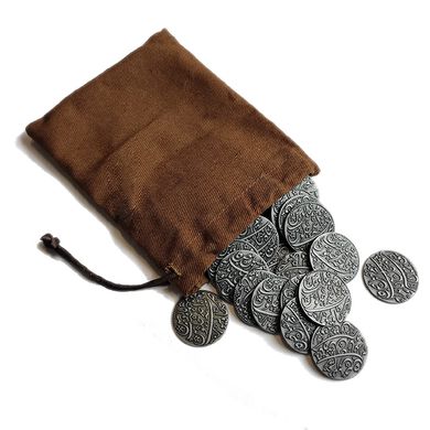 Металлические монеты с мешочком для игры «Pax Pamir. Большая игра»