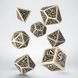 Набор кубиков Dwarven Beige & black Dice Set (7 шт.) - 2