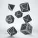Набор кубиков Dwarven Gray & black Dice Set (7 шт.) - 2