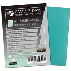 Протектори для карт Games7Days (66X91 MM MINT, 80 шт.) (PREMIUM)