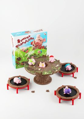 Настольная игра Хрюшки-попрыгушки (Pigs on Trampolines)