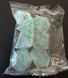 Набір кубиків (7 шт.) прозорий з блискітками та зеленими цифрами (Clear Glitter with Green Numbers Dice Set) - 1