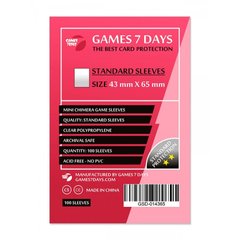 Протектори для карт Games7Days (43 х 65 мм, Mini Chimera, 100 шт.) (STANDART)