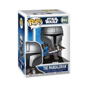 Ігрова фігурка Funko POP! серії Мандалорець і Ґроґу - Мандалорець зі зброєю