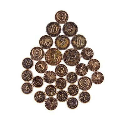 Комплект металевих монет «Крауди»
