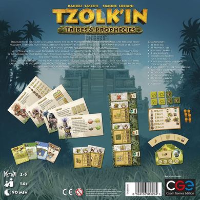 Настольная игра Tzolk'in: Tribes & Prophecies (Цолькін: Племена й Пророцтва)