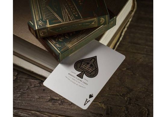 Карты игральные Theory11 Monarchs (green)