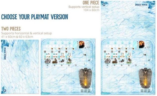Плеймат для гри Нескінченна Зима (Endless Winter: Large Playmat Two Pieces Board)