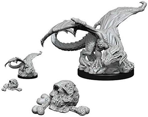 "D&D Nolzur`s Marvelous Miniatures W10 Black Dragon Wyrmling (MOQ2)"
