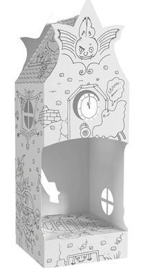 Раскраска 3D «Домик с привидениями» (Monumi)
