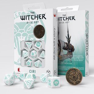 Набір кубиків The Witcher Dice Set. Ciri - The Law of Surprise (7 шт.)