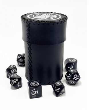 Чаша для кубиков Ктулху (чорна) (Dice cup Cthulhu black)