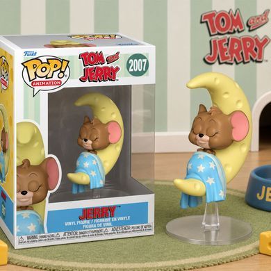Ігрова фігурка Funko POP! серії Том і Джеррі S4 - Джеррі на сирному місяці