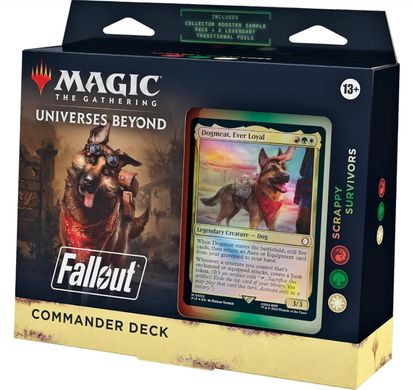 Commander Deck Scrappy Survivors Fallout Magic The Gathering АНГЛ