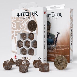 Набір кубиків The Witcher Dice Set. Geralt - Roach's Companion (7 шт.)