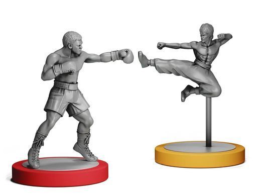 Настільна гра Unmatched: Лі проти Алі (Lee vs Ali)