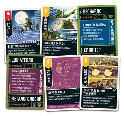 Настольная игра Unmatched: Пригоди. Підлітки-мутанти черепашки-нінджя (Unmatched Adventures: TMNT)