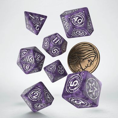 Набір кубиків The Witcher Dice Set. Yennefer - Lilac and Gooseberries (7 шт.)