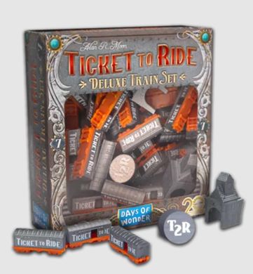 Промонабір для гри Квиток на потяг 7 (сірий) (Ticket to Ride: 20th Anniversary Deluxe Train Set)