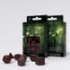 Набір кубиків Elvish Black & red Dice Set (7 шт.) - 1