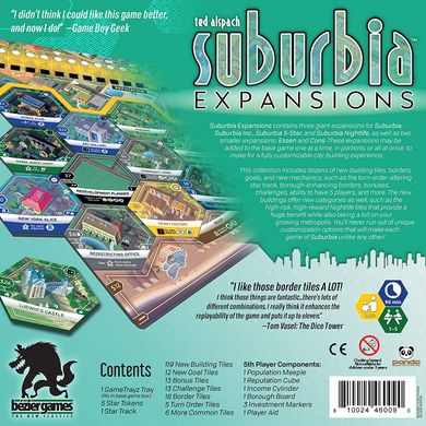 Настільна гра Suburbia Expansions (second edition)