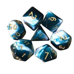 Набор кубиков D00, D4, D6, D8, D10, D12, D20 (C3)