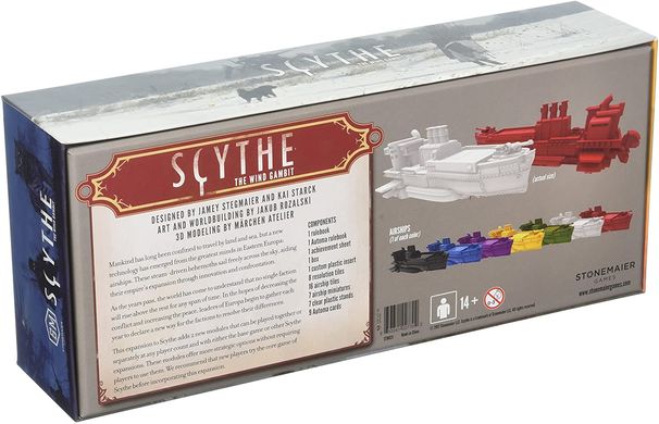 Настольная игра Scythe: The Wind Gambit (Коса: Вітровий гамбіт)