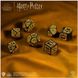 Набір кубиків Harry Potter. Hufflepuff Modern Dice Set - Black (7 шт.) - 6