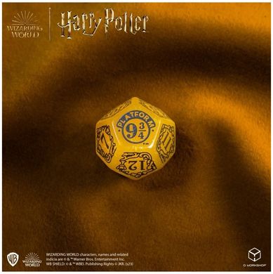 Набір кубиків Harry Potter. Hufflepuff Modern Dice Set - Yellow (7 шт.)