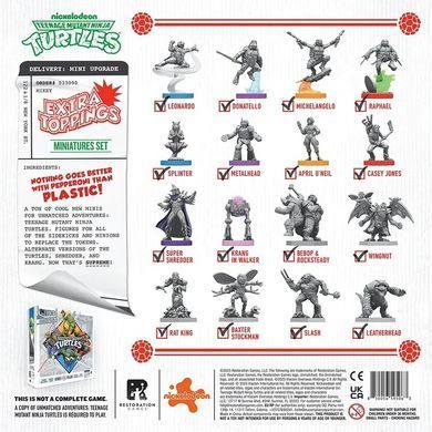 Набір фігурок Unmatched Adventures - TMNT - Extra Toppings: Ultimate Miniatures