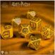 Набір кубиків Harry Potter. Hufflepuff Modern Dice Set - Yellow (7 шт.) - 3