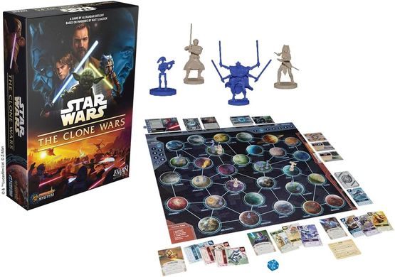 Настольная игра Star Wars: The Clone Wars – A Pandemic System Game (Зоряні війни: Війни клонів - Пандемія)