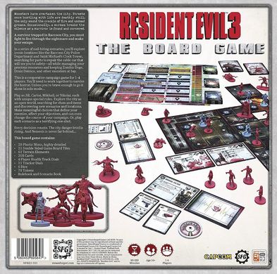 Настольная игра Resident Evil 3: The Board Game (Оселя Зла 3)