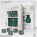 Набор кубиков с мешочком Harry Potter. Slytherin Dice & Pouch (5 шт.) - 1