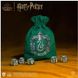 Набор кубиков с мешочком Harry Potter. Slytherin Dice & Pouch (5 шт.) - 3