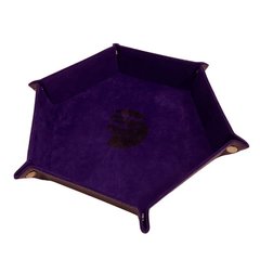 Лоток для кубиков – Hexagon Dice Tray (с логотипом) Dark Purple