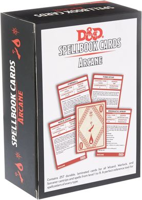 Настольная ролевая игра Dungeons & Dragons - Spellbook Cards: Arcane